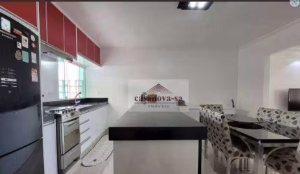 Sobrado com 3 dormitórios, 240 m² - venda por R$ 1.370.000,00 ou aluguel por R$ 8.950,00/mês - Vila Curuçá - Santo André/SP