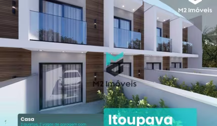 Conforto e Espaço Ideal para sua Família: Sobrado na Itoupava Central, com 2 Suítes, 2 Vagas de Garagem e Amplo Espaço de Fundos!