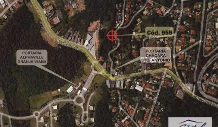 Chác. Sto Antonio - LOTE Rua Odair Martins (rua fechada), alto e com vista!
