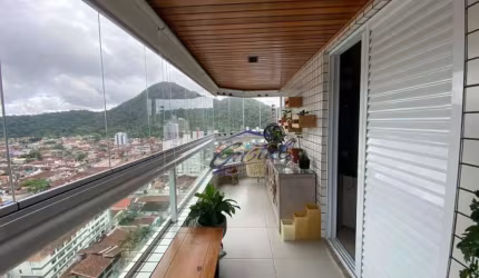 Apartamento com 3 dormitórios à venda, 109 m² por R$ 950.000,00 - Canto do Forte - Praia Grande/SP