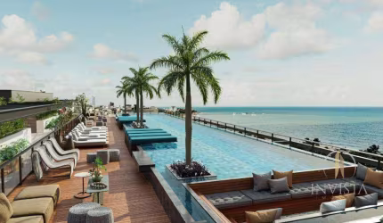 Flat com 1 dormitório à venda, 37 m² por R$ 675.623,00 - Cabo Branco - João Pessoa/PB