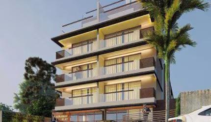 Flat com 1 dormitório à venda, 26 m² por R$ 375.000,00 - Cabo Branco - João Pessoa/PB