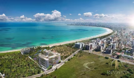 Flat com 1 dormitório à venda, 36 m² por R$ 684.950,00 - Ponta de Campina - Cabedelo/PB