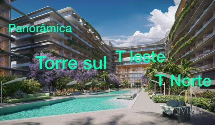 Flat com 1 dormitório à venda, 36 m² por R$ 684.950,00 - Ponta de Campina - Cabedelo/PB
