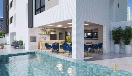 Apartamento com 2 dormitórios à venda, 50 m² por R$ 468.000,00 - Jardim Luna - João Pessoa/PB