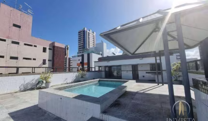 Cobertura com 4 dormitórios à venda, 447 m² por R$ 1.470.000,00 - Manaíra - João Pessoa/PB