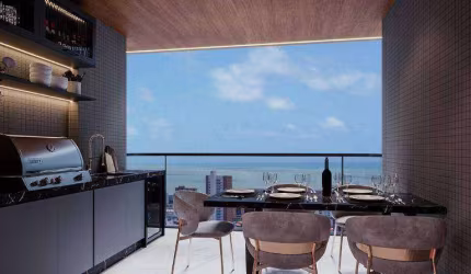 Apartamento com 3 dormitórios à venda, 131 m² por R$ 1.535.010,75 - Jardim Oceania - João Pessoa/PB