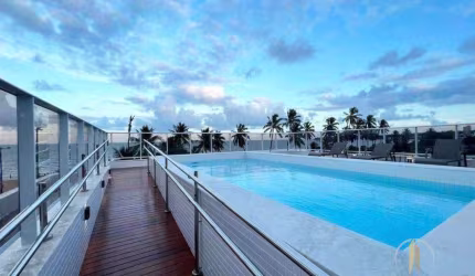 Flat com 1 dormitório + escritório à venda, 38 m² por R$ 625.000 - Cabo Branco - João Pessoa/PB