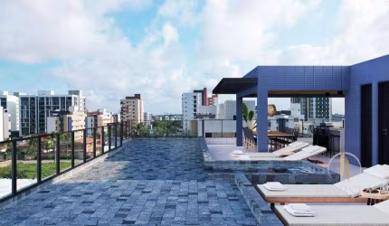 Flat com 1 dormitório à venda, 21 m² por R$ 265.000,00 - Intermares - Cabedelo/PB