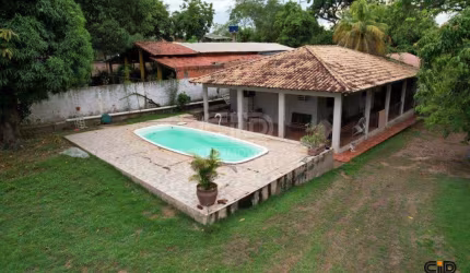 Chácara com 5.000 m² e margem ao Rio Cuiabá