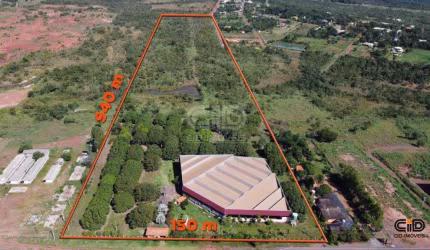 Área com mais de 14 Hectares, ao lado do Restaurante Palhoça