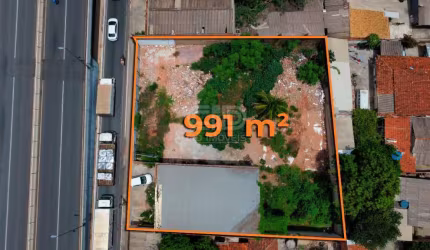 Terreno com 991m² na Avenida Beira Rio em Cuiabá