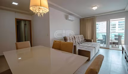 Apartamento mobiliado com três quartos no Condomínio Brasil Beach