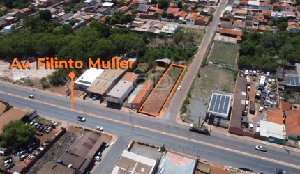 Terreno na Av. Filinto Muller com 792m²