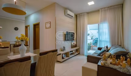 Apartamento garden, mobiliado com três quartos no Residencial Valle Das Palmeiras