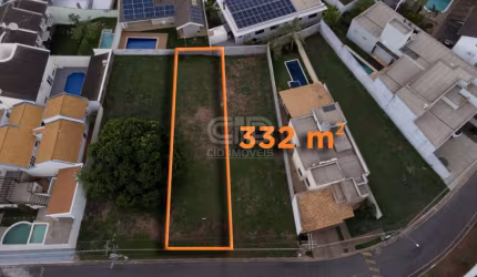 Terreno de aproximadamente 332m² no Condomínio Jardim Itália II