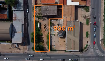 Imóvel comercial com terreno de aproximadamente 900m² no bairro Porto
