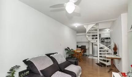 Sensacional cobertura para venda com 2 quartos, sendo 1 suíte, 114m²