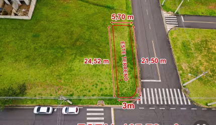 Elegante terreno residencial para venda, 137m²