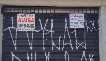 ALUGO SALA COMERCIAL PROXIMO A ESTRADA DO ALVARENGA!