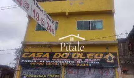 Prédio com 4 casas e 2 salões comerciais à venda, 610 m² por R$ 1.500.000 - Vila Capriotti - Carapicuíba/SP