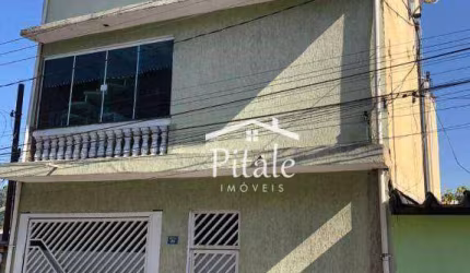 Sobrado com 3 dormitórios à venda, 220 m² por R$ 477.000,00 - Parque Santa Tereza - Jandira/SP