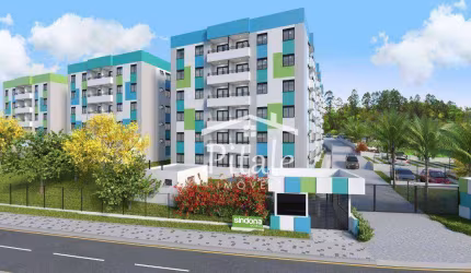 Apartamento com 2 dormitórios à venda, 46 m² por R$ 259.663,75 - Haras Santa Bárbara - Cotia/SP