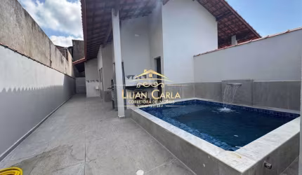 OPORTUNIDADE Casa à Venda em Itanhaém com 2 dorm 1 Suíte e PISCINA com CASCATA por apenas 329.900 mil!!!