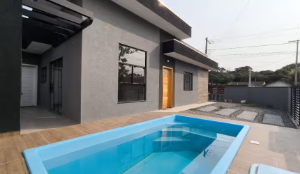 Casa NOVA de ESQUINA para Venda no Balneário ITAPOÁ, Centro de Itapoá/SC.