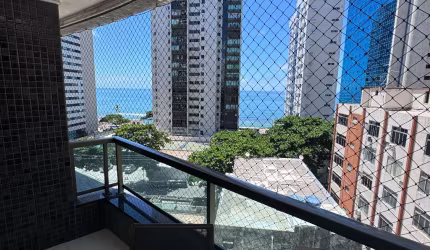 QUADRA DO MAR COM TODO CONFORTO QUE VOCÊ E SUA FAMÍLIA MERECEM