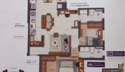 Apartamento à Venda no Wonder Cidade Jardim: Sofisticação e Conforto