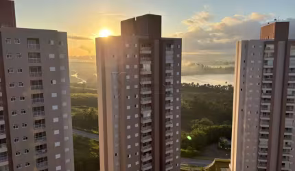 Apartamento 2 dormitórios, totalmente mobiliado! No Arboville em Jacareí.