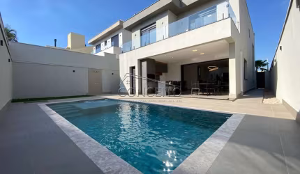 Sobrado à venda no Condomínio Reserva do Engenho com 289 m² | 3 suítes com closet e 4 vagas de garagem.