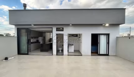 Sobrado à venda no Condomínio Soleil Piracicaba com 162 m² | 3 dormitórios, sendo 1 suíte e 4 vagas de garagem.
