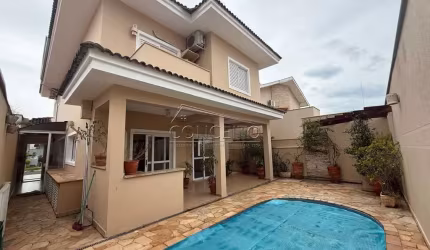 Sobrado à venda no Condomínio Terras de Piracicaba com 207 m² | 3 dormitórios, sendo 2 suítes e 4 vagas de garagem
