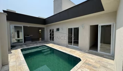 Casa térrea à venda no Condomínio Soleil Piracicaba com 159m² | 3 suítes e 4 vagas de garagem.