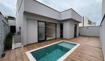 Sobrado à venda no Condomínio Villa Bela Vista com 159m² | 3 suítes e 4 vagas de garagem.