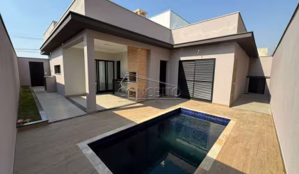Casa térrea à venda no Condomínio Soleil Piracicaba com 181m² | 3 suítes e 4 vagas de garagem.