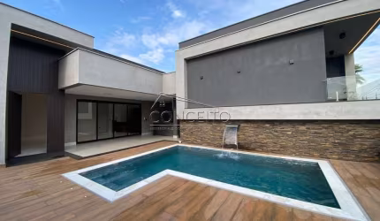 Casa semi térrea à venda no Condomínio Morada do Engenho com 300m² | 3 suítes e 4 vagas de garagem.