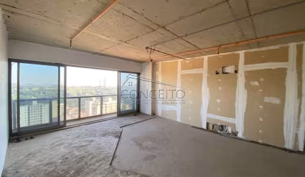 Sala comercial à venda no Edifício Splendor Office com 76 m² | Sala com sacada, 2 banheiros e 2 vagas de garagem.