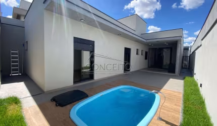 Casa térrea à venda no Condomínio Soleil Piracicaba com 194m² | 3 suítes e 4 vagas de garagem.
