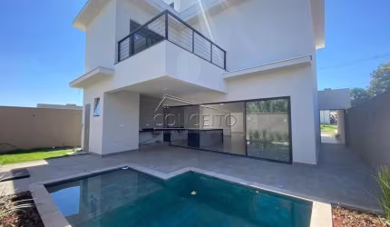 Sobrado à venda no Condomínio Villa Bela Vista com 224m² | 3 suítes e 4 vagas de garagem.