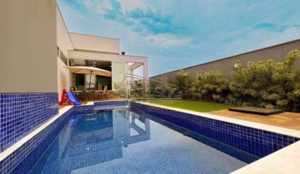 Casa térrea à venda no Condomínio Morada do Engenho com 393m² | 4 suítes e 6 vagas de garagem.