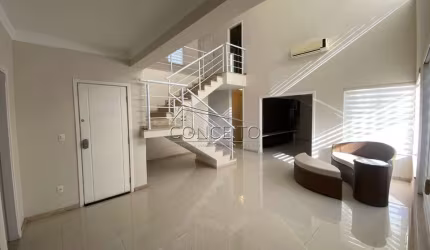 Sobrado à venda no Condomínio Terras de Piracicaba III com 338 m² | 3 suítes com armários e closet e 6 vagas de garagem, sendo 3 cobertas.