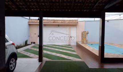 Casa térrea à venda no Campestre com 200 m² de área construída | 3 dormitórios, sendo 1 suíte e 4 vagas de garagem