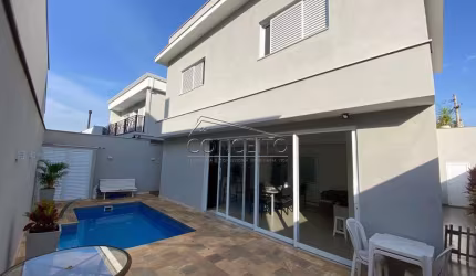 Sobrado à venda no Condomínio Residencial Villa D'Áquila com 307m² | 4 dormitórios sendo 3 suítes e 4 vagas de garagem.