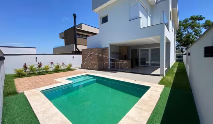 Sobrado à venda no Condomínio Villa Bela Vista com 367m² | 3 suítes e 4 vagas de garagem.