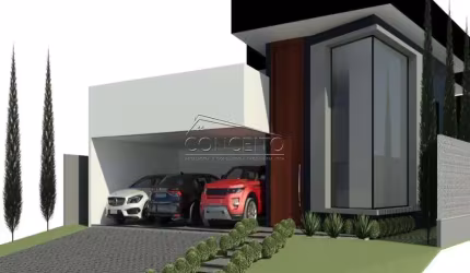 Casa térrea em fase final de construção e à venda no condomínio Alphaville Piracicaba com 217m² | 3 suítes com closet e 6 vagas de garagem.