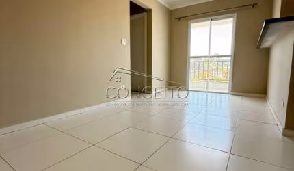 Apartamento para locação no Condomínio Residencial Toronto com 63 m² | 2 dormitórios, sendo 1 suíte e 2 vagas de garagem.