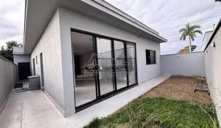 Casa térrea recém construída à venda no condomínio Residencial Park Unimep Taquaral com 155 m² | 3 suítes e 4 vagas de garagem.